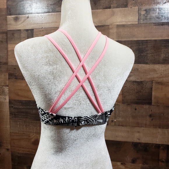Xhilaration double strap criss cross bandeau top - Picture 3 of 8